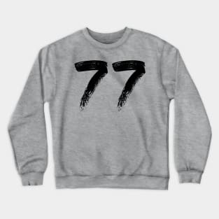 Number 77 Crewneck Sweatshirt